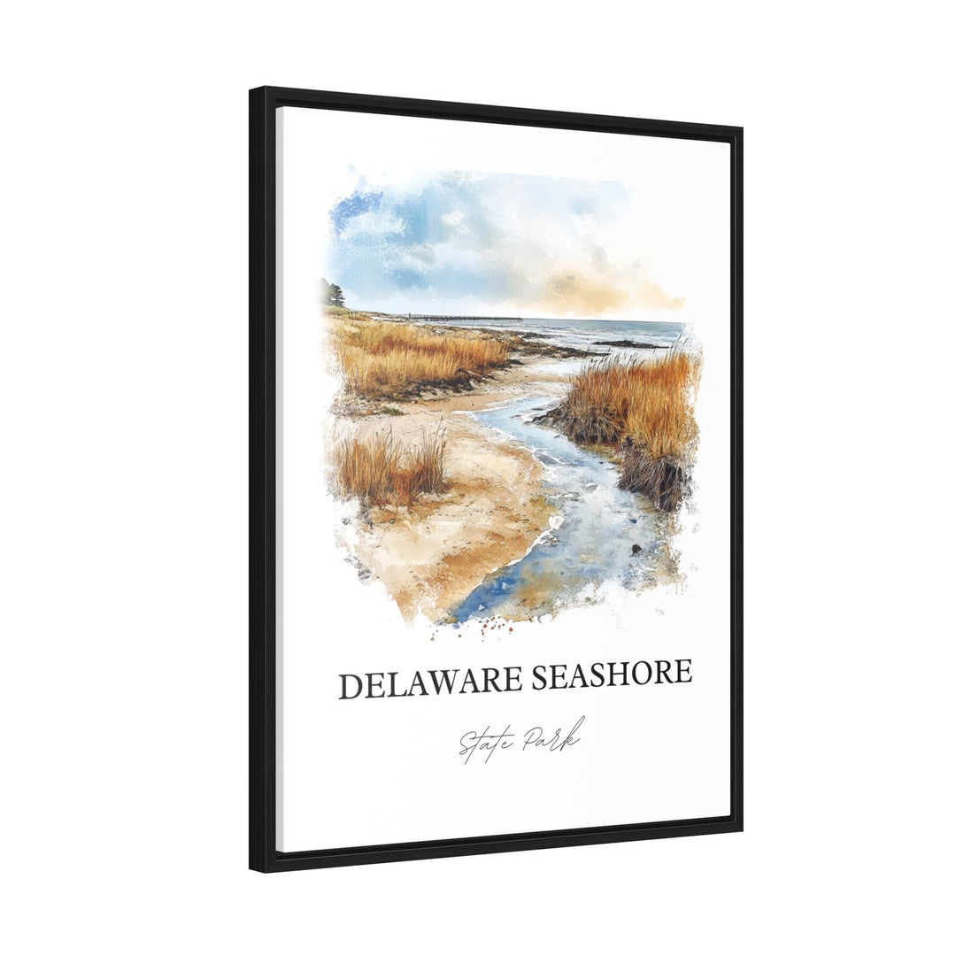 Delaware Seashore State Park Art, Rehoboth Beach Print, Reho Beach Watercolor, Delaware Gift, Travel Print, Travel Poster, Housewarming Gift