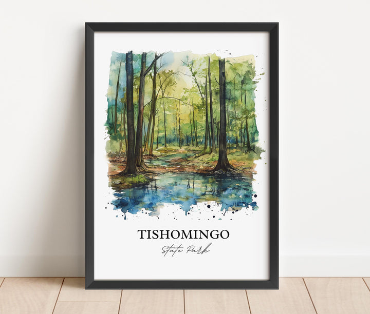 Tishomingo State Park Art, Tishomingo Print, Mississippi Artwork, Tishomingo State Park Gift, Travel Print, Travel Poster, Housewarming Gift