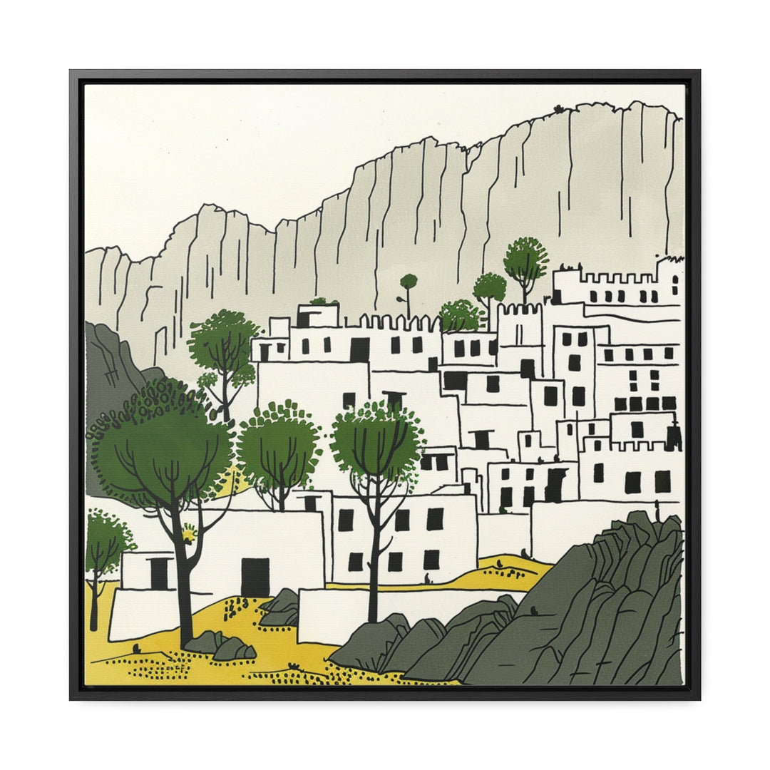 Modern Pakistan Art, Pakistan Print, Unique Pakistani Art, Pakistan Scenery Gift, Travel Poster, Housewarming Gift
