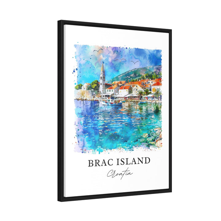 Brac Island Wall Art - Bol Croatia Print