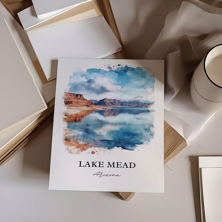 Lake Mead Wall Art - Nevada Print