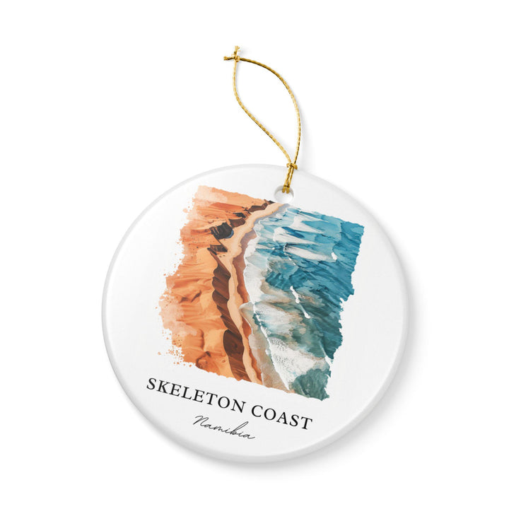 Skeleton Coast Ornament: Unique Skeleton Coast Souvenir, Namibia Xmas Decor, and Authentic Namibia Gift