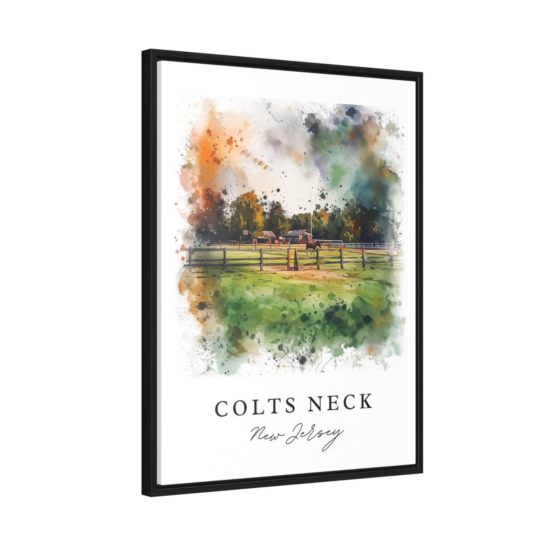 Colts Neck NJ Art, Central NJ Print, New Jersey Wall Art, Colts Neck Gift, Travel Print, Travel Poster, Travel Gift, Housewarming Gift