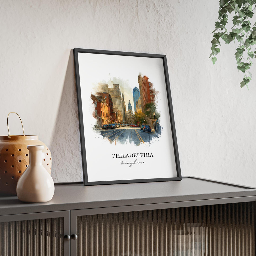 Philadelphia, Pennsylvania – Watercolor Art Print
