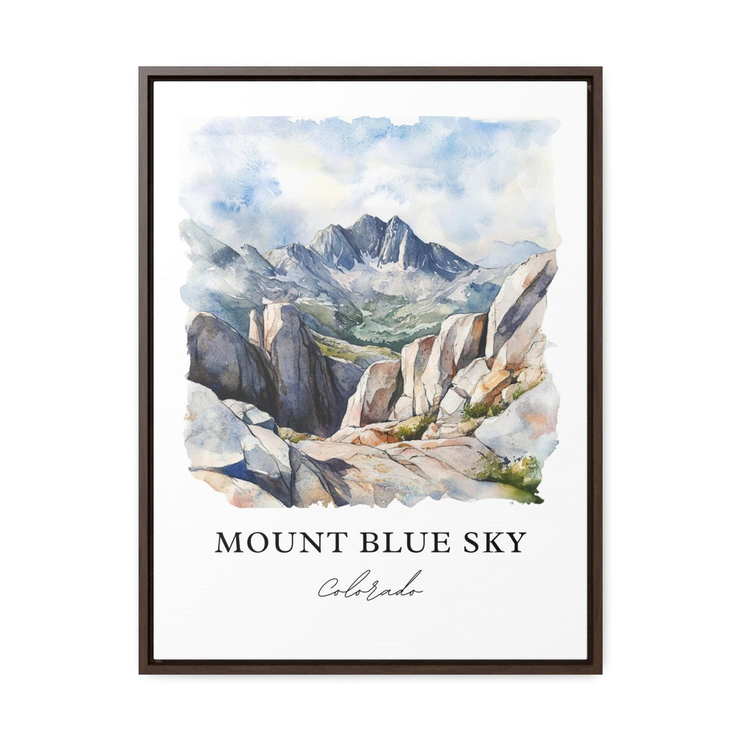 Mount Blue Sky Wall Art - Colorado Rockies Print