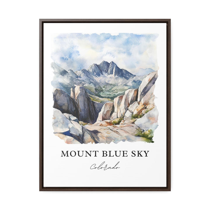 Mount Blue Sky Wall Art - Colorado Rockies Print
