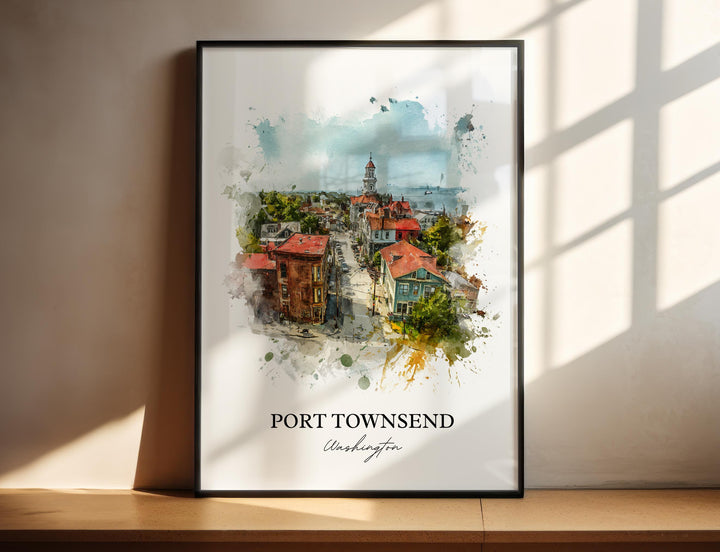 Port Townsend, Washington – Watercolor Art Print