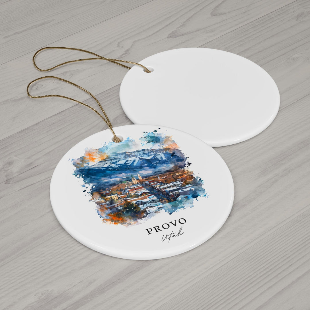 Provo Utah Ornament: Unique Provo Souvenir, Provo Xmas Decor, and Authentic Provo Utah Christmas Gift