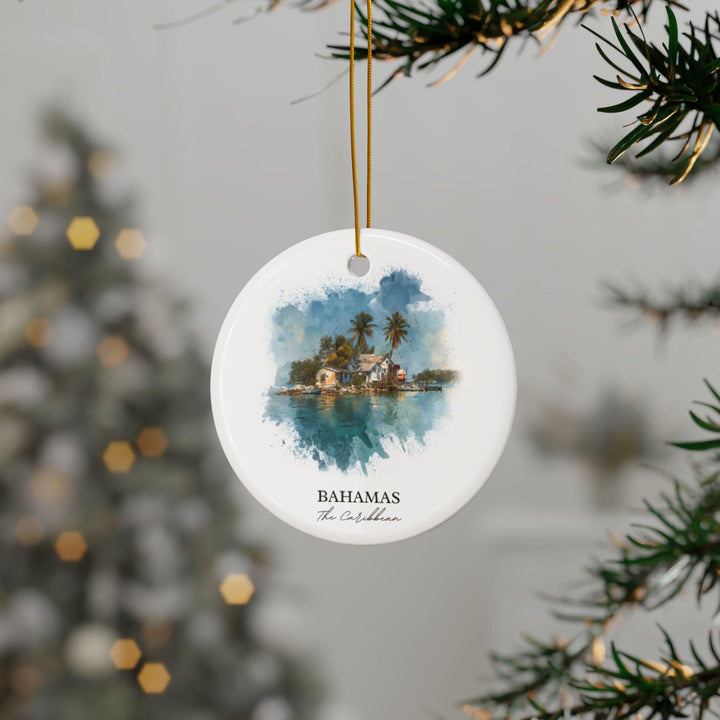 Bahamas Ornament: Unique Bahamas Souvenir, Bahamas Xmas Decor, and Authentic Bahamas Gift