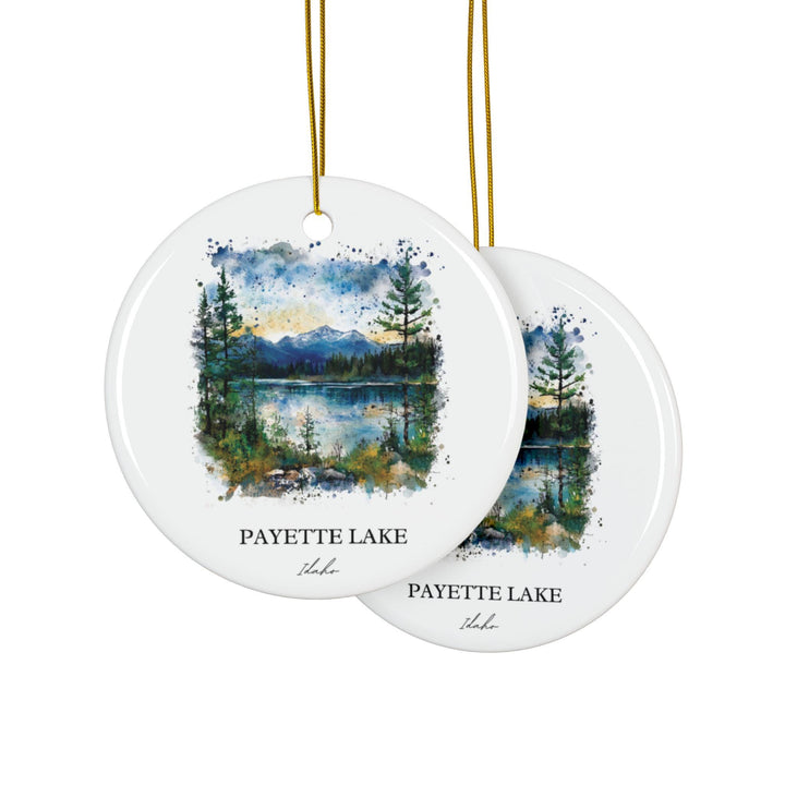 Payette Lake Ornament: Unique Payette Lake Souvenir, Idaho Xmas Decor, and Authentic Payette Lake Gift