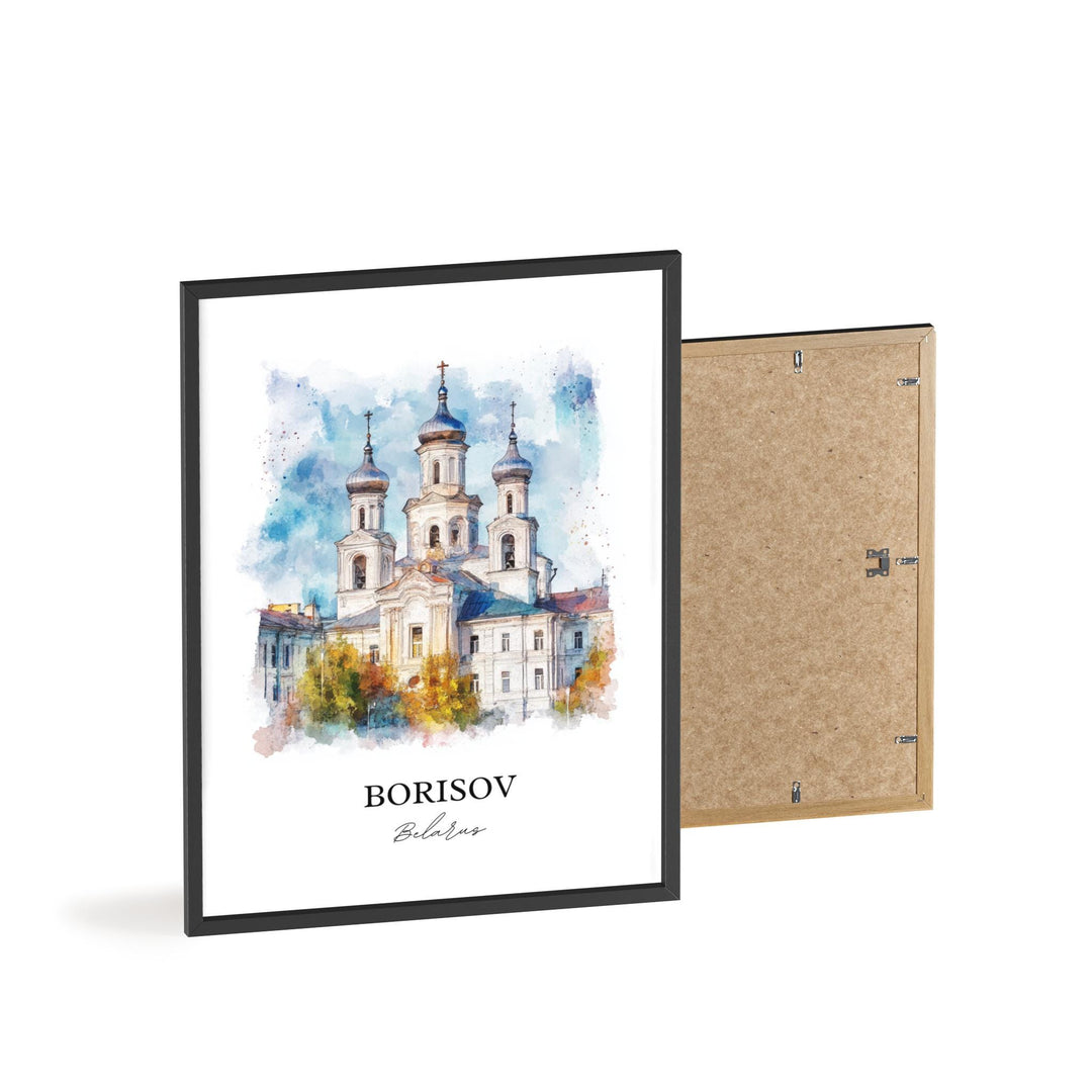 Borisov, Belarus – Watercolor Art Print