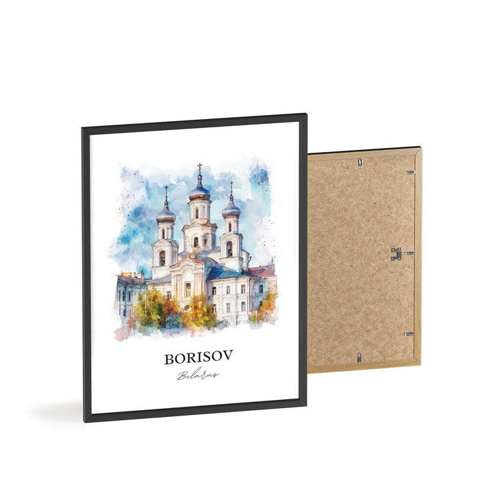 Borisov, Belarus – Watercolor Art Print