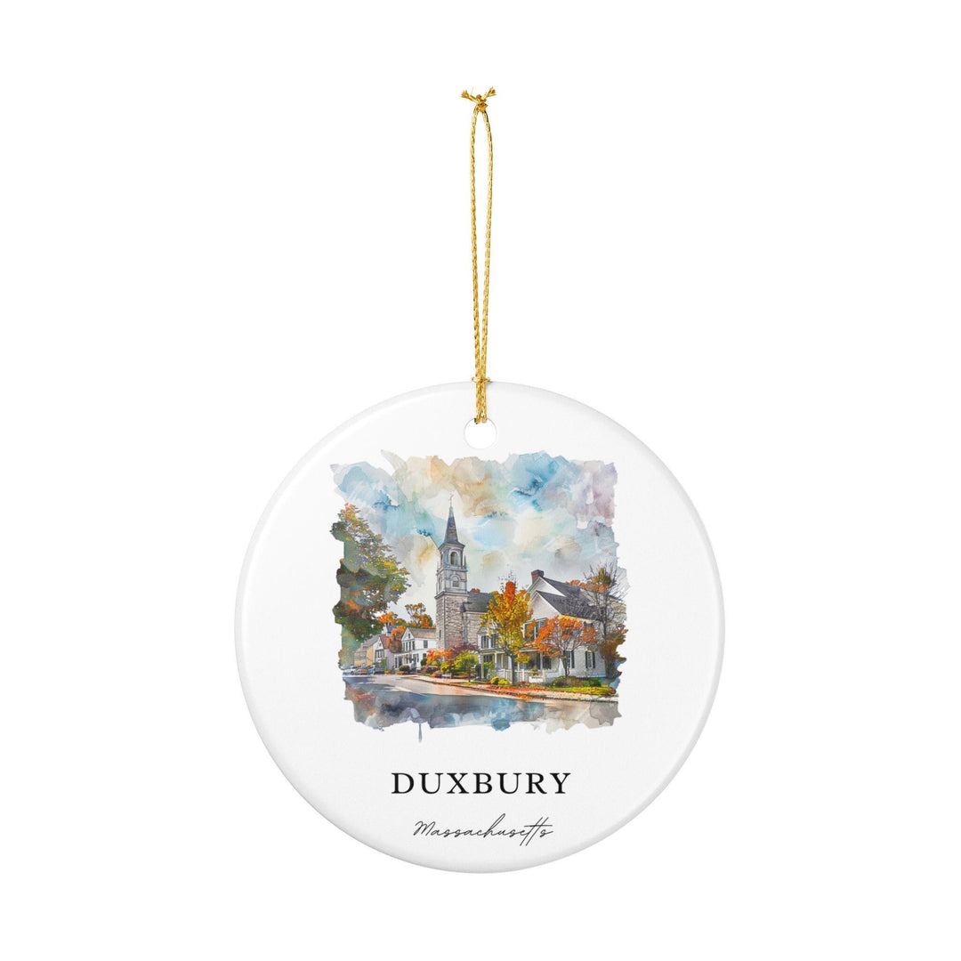 Duxbury MA Ornament: Unique Duxbury MA Souvenir, Massachusetts Xmas Decor, and Authentic Duxbury MA Gift
