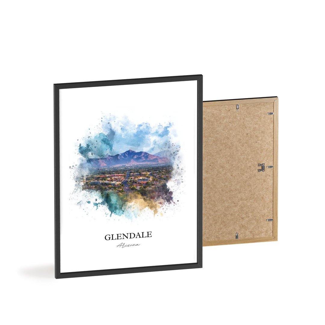 Glendale, Arizona – Watercolor Art Print