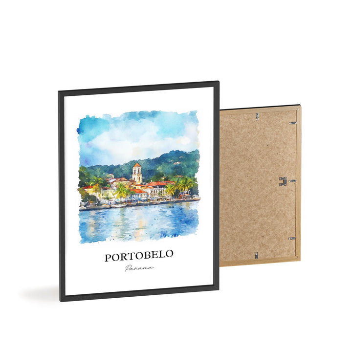 Portobelo, Panama – Watercolor Art Print