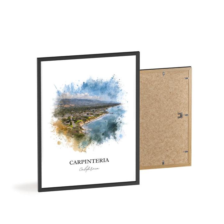 Carpinteria, CA – Watercolor Art Print