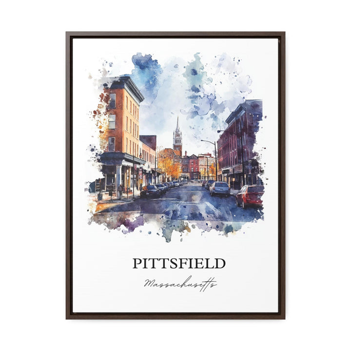 Pittsfield MA Wall Art - Massachusetts Print