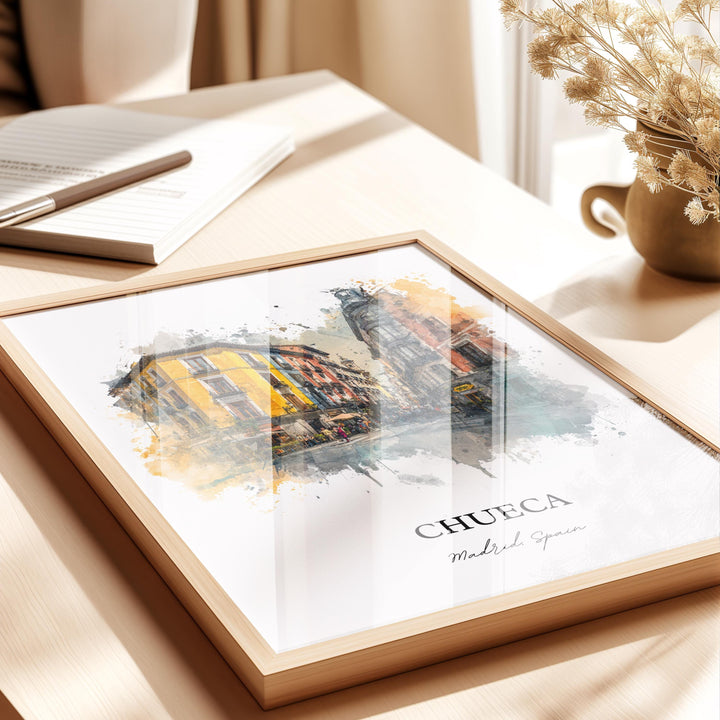 Chueca, Spain – Watercolor Art Print