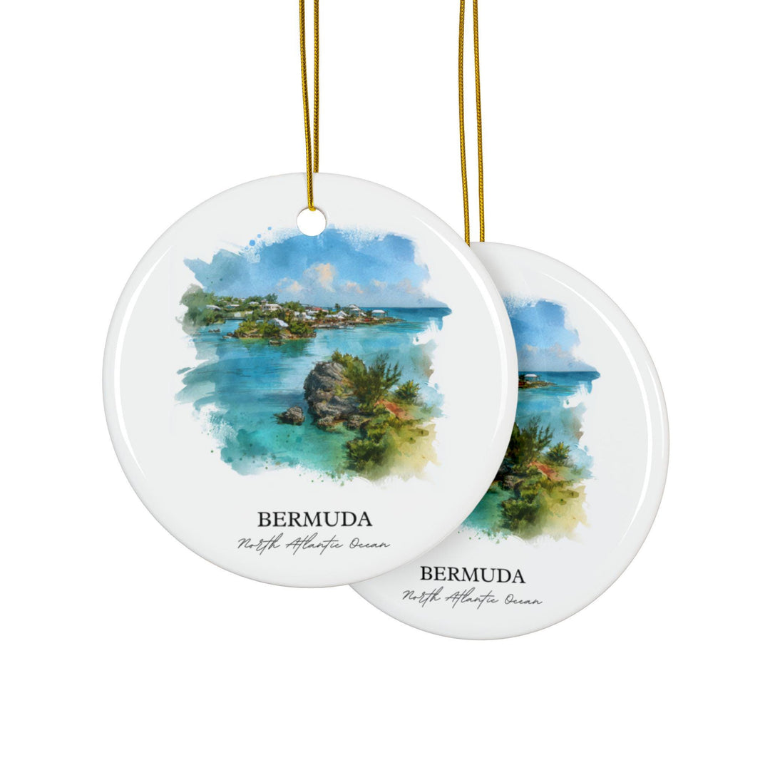 Bermuda Ornament: Unique Bermuda Souvenir, Bermuda Xmas Decor, and Authentic Bermuda Island Gift