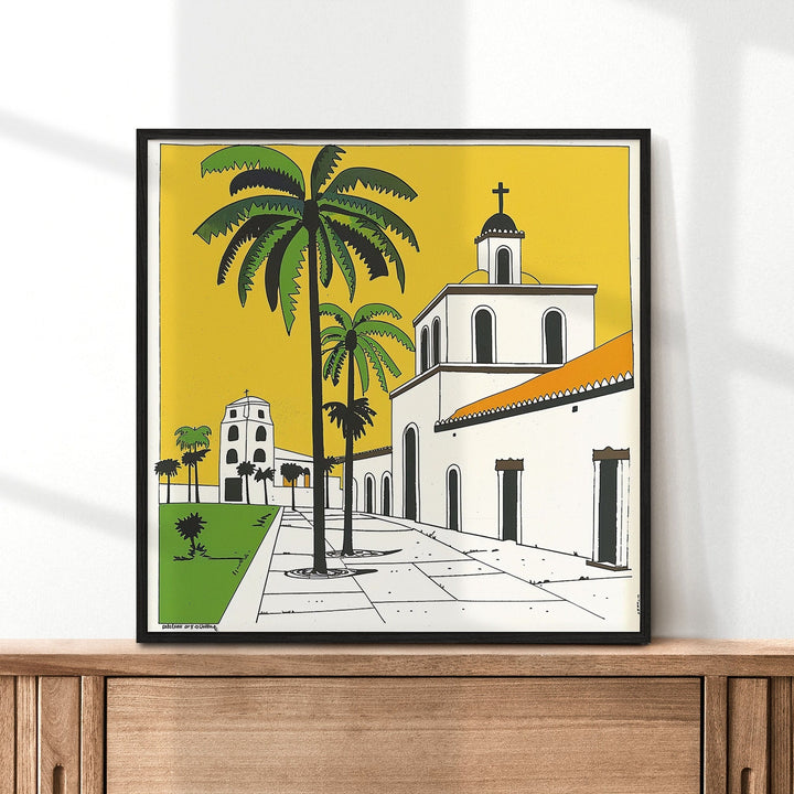 Modern Ponce Art, Ponce PR Print, Unique Puerto Rico Art, Ponce Puerto Rico Gift, Travel Poster, Housewarming Gift