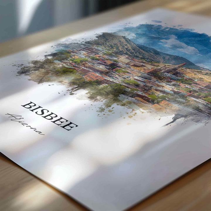 Bisbee, Arizona – Watercolor Art Print