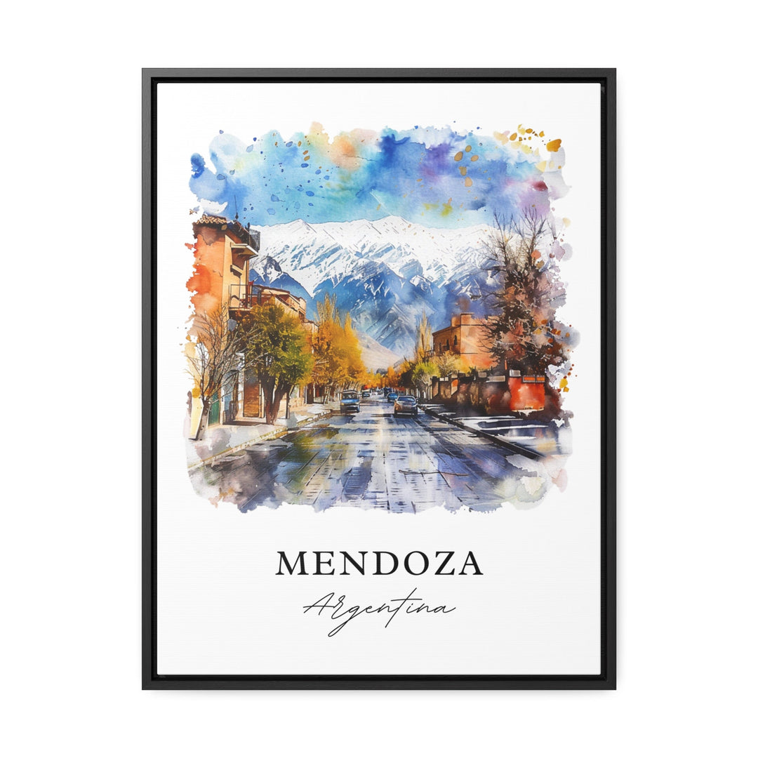 Mendoza Argentina Wall Art, Mendoza Print, Mendoza Watercolor, Mendoza Argentina Gift,