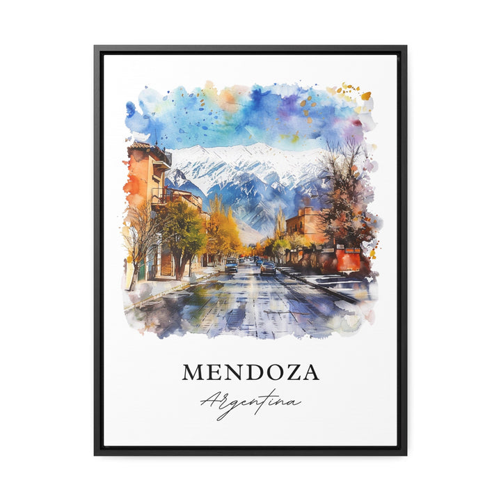 Mendoza Argentina Wall Art, Mendoza Print, Mendoza Watercolor, Mendoza Argentina Gift,