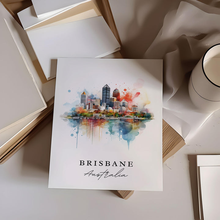 Brisbane Wall Art - Australia Print