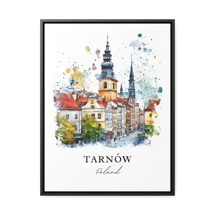 Tarnow Wall Art, Tarnow Poland Print, Tarnow Watercolor Art, Tarnow Poland Gift, Travel Print, Travel Poster, Housewarming Gift