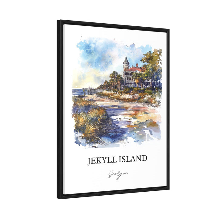 Jekyll Island Wall Art, Glynn County Print, Sea Islands GA Watercolor, Jekyll Island Gift, Travel Print, Travel Poster, Housewarming Gift