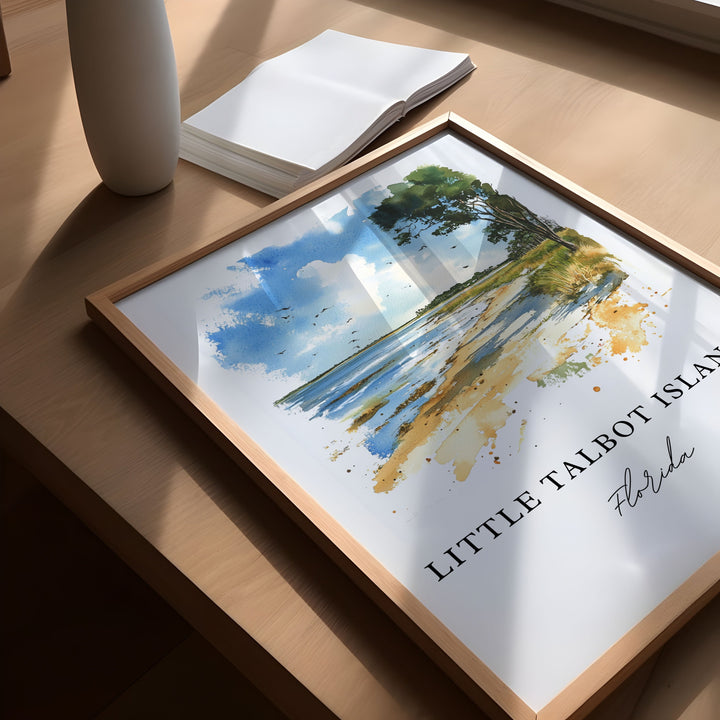 Little Talbot Island FL Art, Jacksonville FL Print, Little Talbot Park, Big Talbot Isl Gift,