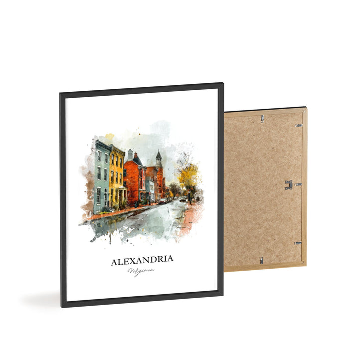 Alexandria, Virginia – Watercolor Art Print