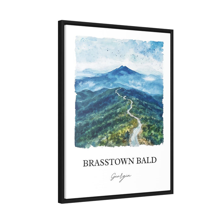 Brasstown Bald Wall Art, Hiawassee Print, Blue Ridge Mountains Artwork, Brasstown Bald Gift, Travel Print, Travel Poster, Housewarming Gift