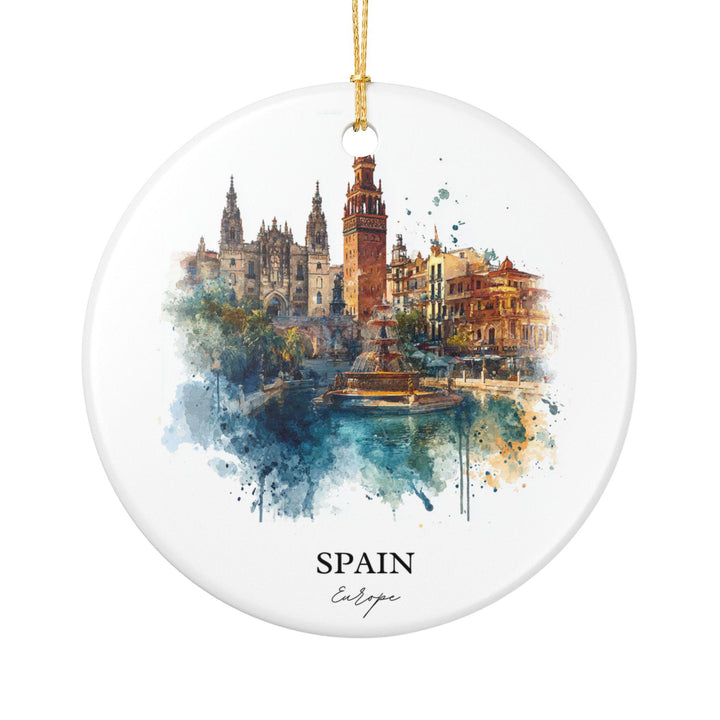 Spain Ornament: Unique Spain Souvenir, Spain Xmas Decor, and Authentic Spain Travel Gift