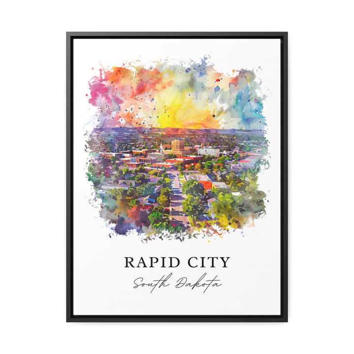 Rapid City SD Art, Rapid City Print, Rapid City Watercolor, Rapid City South Dakota Gift,