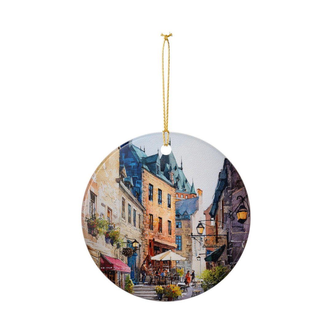 Quebec City Ornament: Unique Quebec Souvenir, Quebec City Xmas Decor, and Authentic Quebec Gift