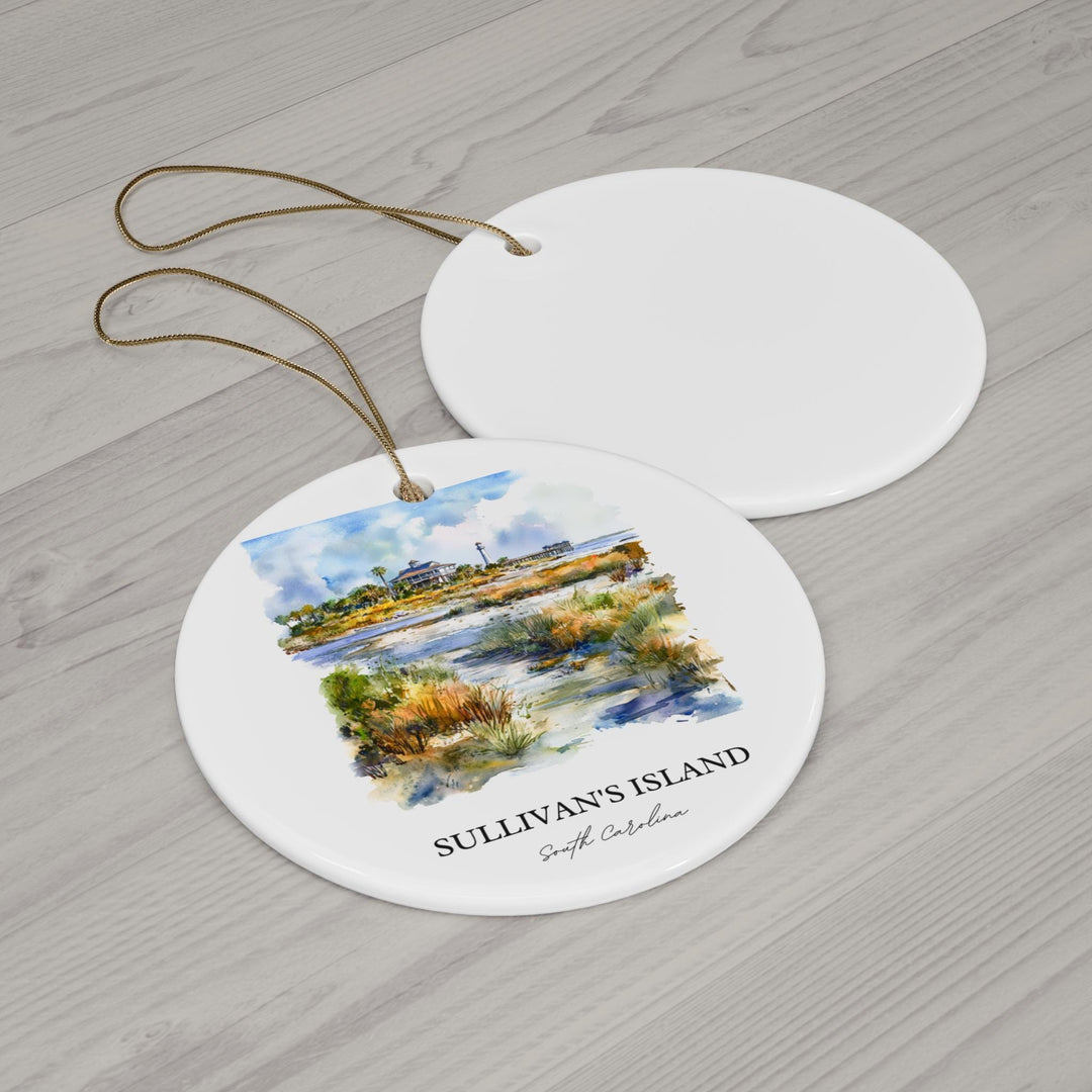 Sullivans Island Ornament: Unique Sullivans Island Souvenir, Sullivans Island Xmas Decor, and Authentic Sullivans Island Gift