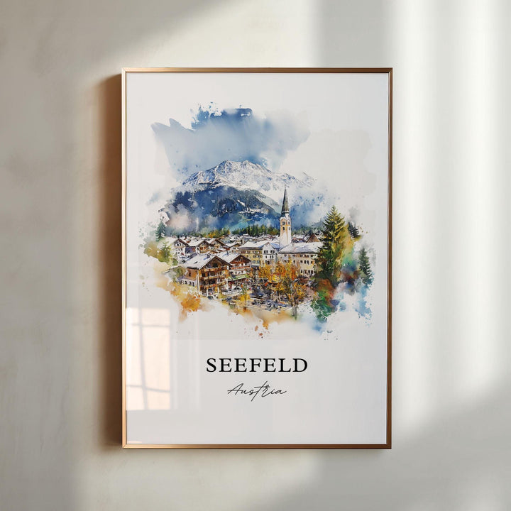 Seefeld Wall Art - Austria Print