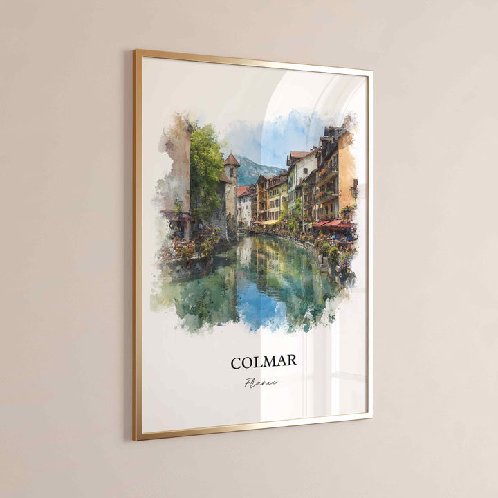 Colmar, France – Watercolor Art Print