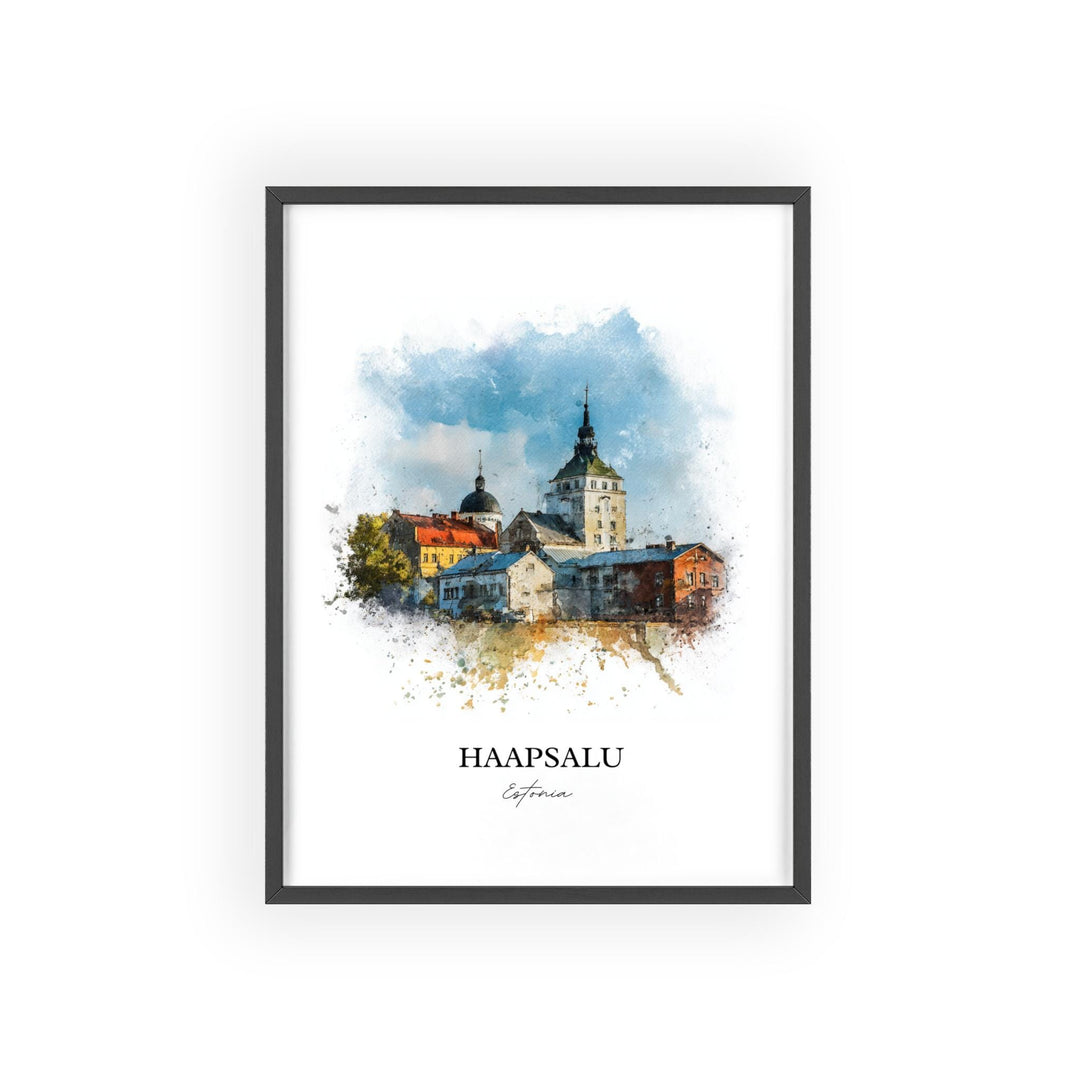 Haapsalu, Estonia – Watercolor Art Print