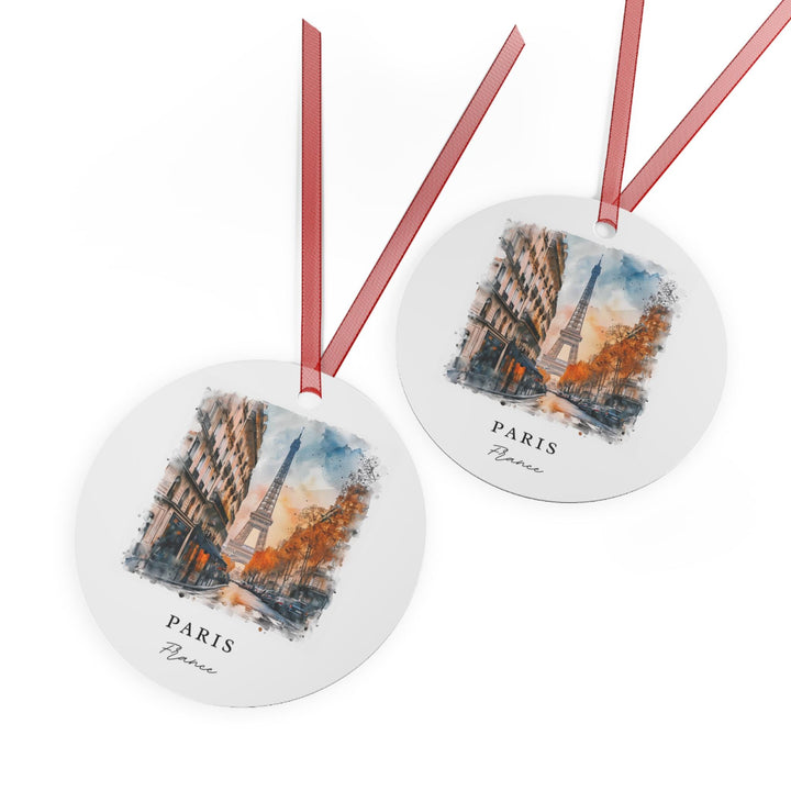 Paris Skyline Ornament: Unique Paris FR Souvenir, Paris Xmas Decor, and Authentic Paris France Gift (1pc, 3pcs, 5pcs, 10pcs)