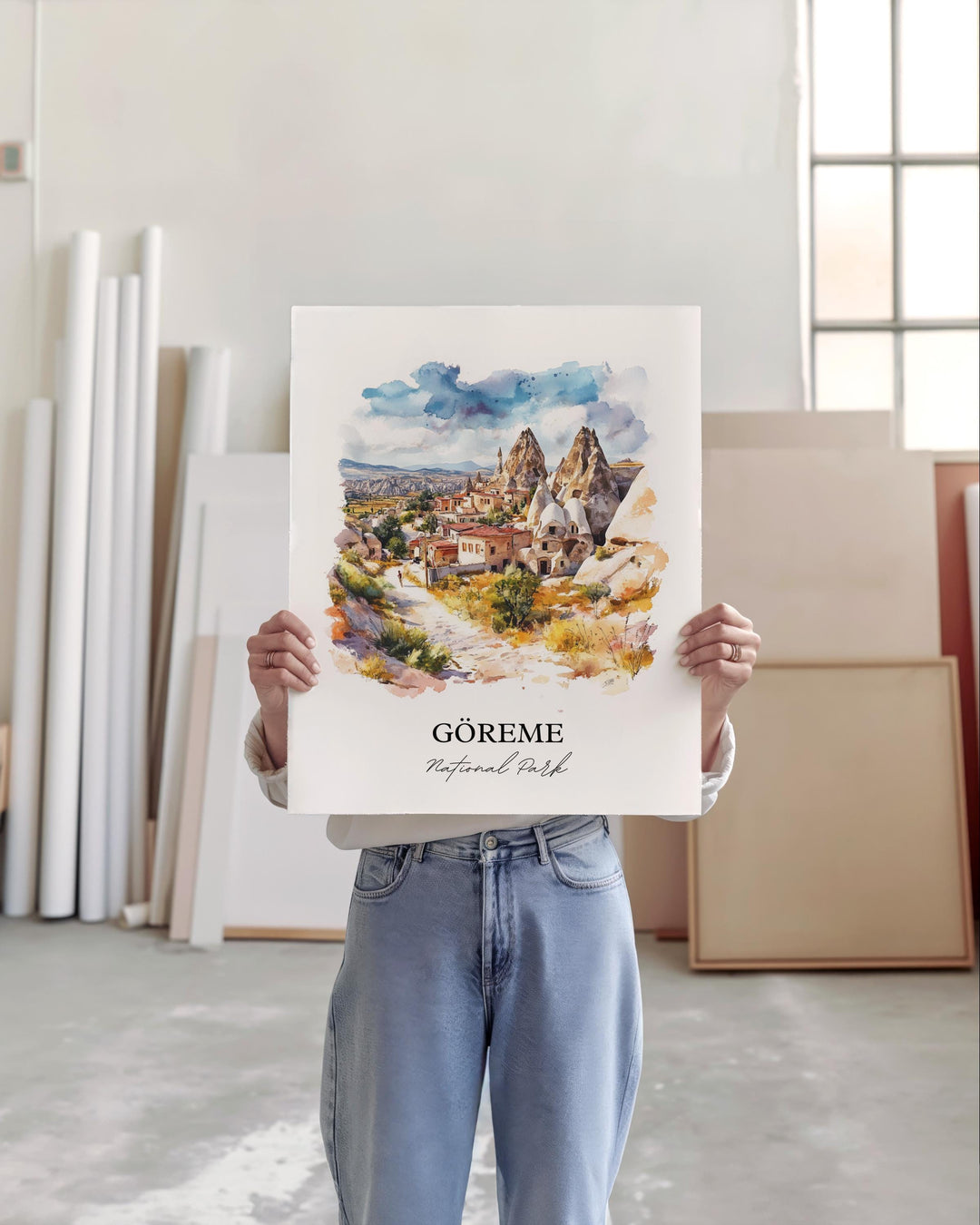 Göreme, Turkey – Watercolor Art Print