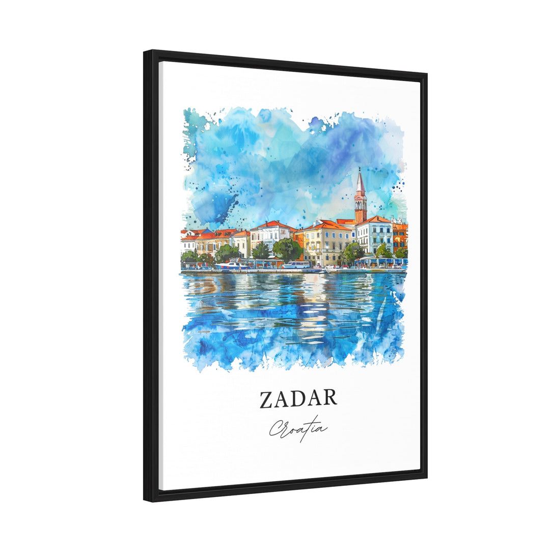 Zadar Wall Art, Zadar Croatia Print, Zadar Watercolor, Zadar Croatia Gift,