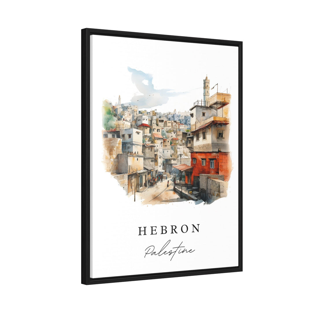 Hebron Palestine wall art - Palestine, Hebron poster print, Wedding gift, Birthday present, Custom Text, Perfect Gift