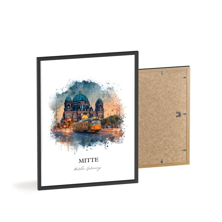 Mitte Berlin, Germany – Watercolor Art Print