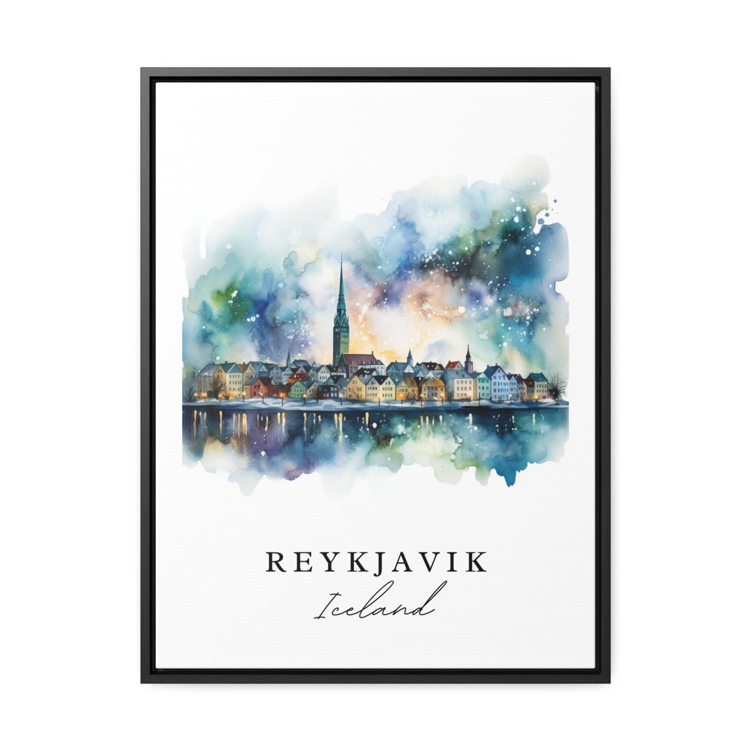 Reykjavik Iceland wall art - Iceland, Reykjavik poster, Reykjavik Wedding gift, Birthday present, Custom Text, Personalized Gift