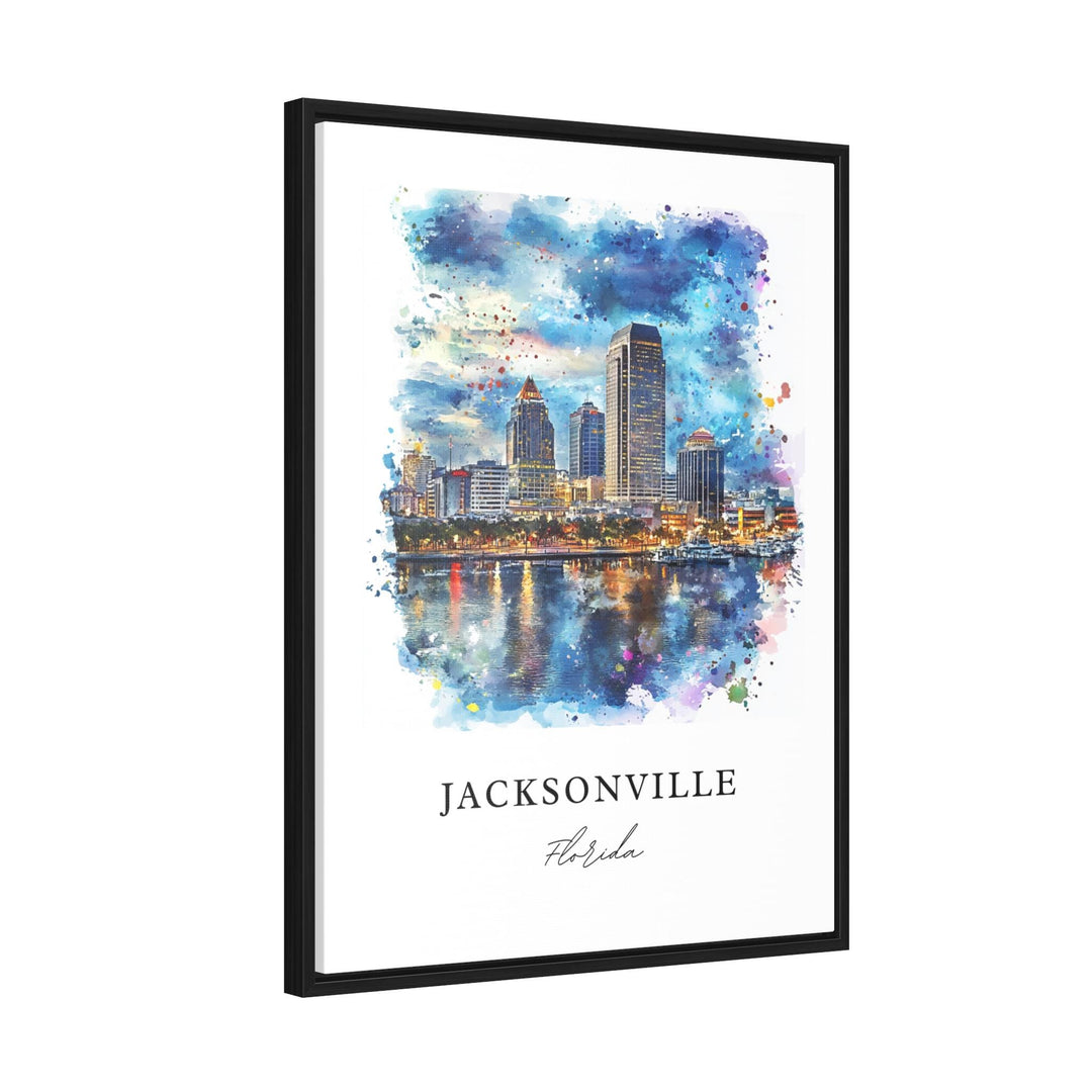 Jacksonville FL Art, Jacksonville Print, Jacksonville FL Watercolor, Jacksonville FL Gift,