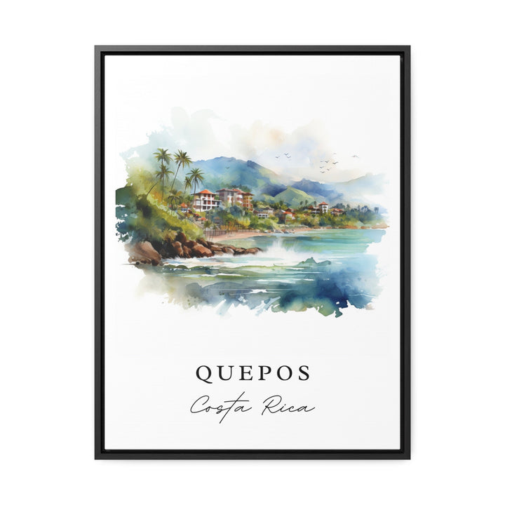 Quepos Costa Rica wall art - Costa Rica, Quepos poster print, Quepos Wedding gift, Birthday present, Custom Text, Perfect Gift