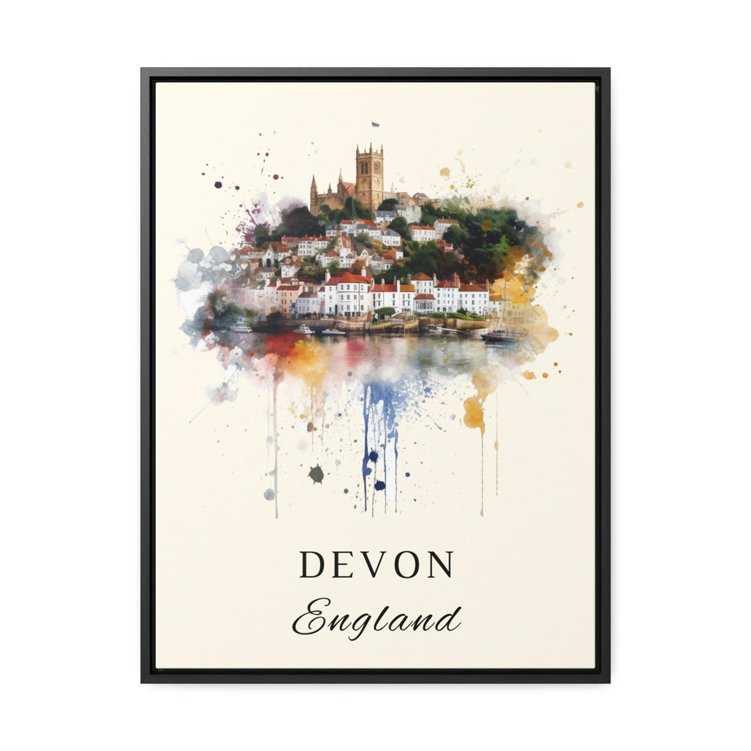 Devon England wall art - England, Devon poster, Devon UK Wedding gift, Birthday present, Custom Text, Personalised Gift