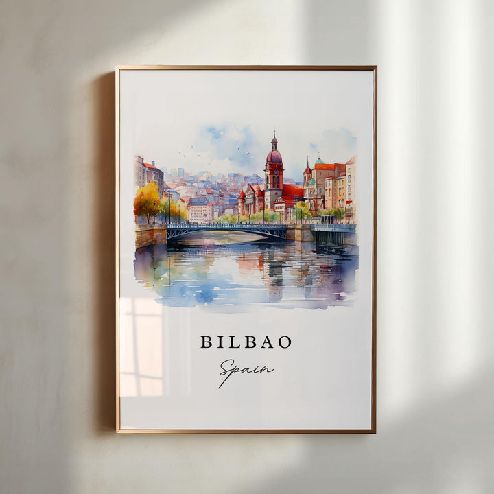 Bilbao Wall Art - Spain Print